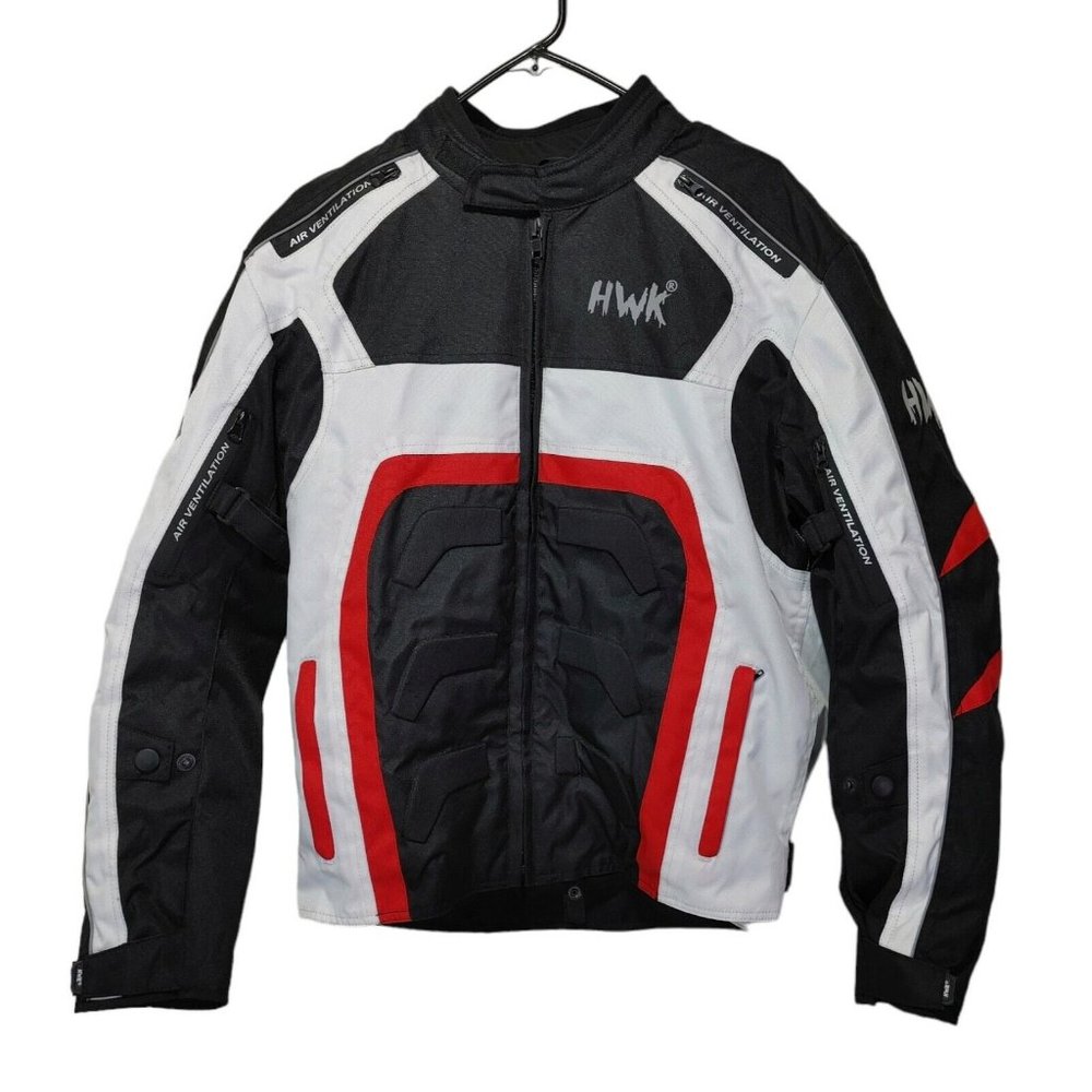 HWK Motorcycle Jacket Adventure / Touring with Cordura Textile Fabric Wo…